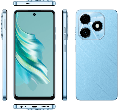 TECNO KJ5n SPARK 20, 256GB, 4G, READ CAM 50MP+AI, MAGIC SKIN BLUE