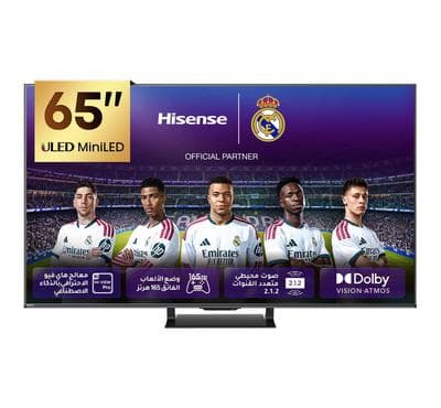 صورة المنتج Hisense, 65 inch,Mini LED 4K Smart,165Hz,8 Years OS update AI