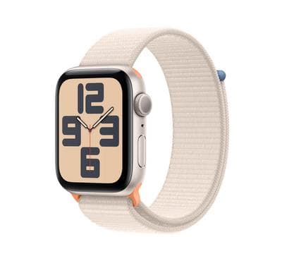 صورة المنتج Apple Watch SE GPS 40mm Starlight Aluminium Case with Starlight Sport Loop