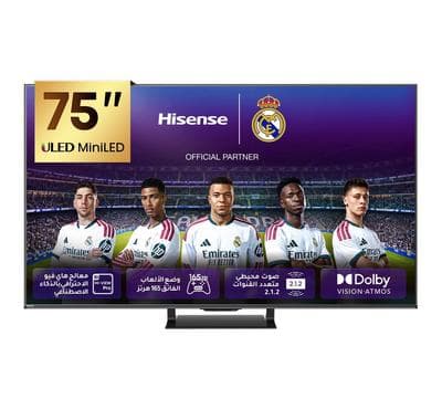 Hisense,75 inch,Mini LED 4K Smart ,165Hz,8 Years OS update AI product photo