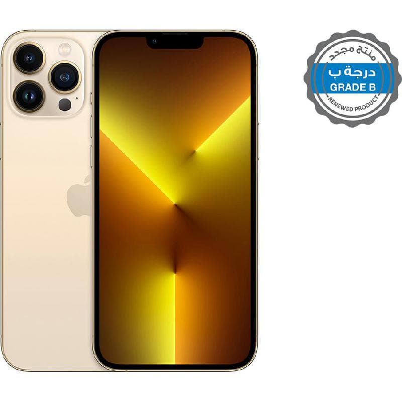 صورة المنتج Apple iPhone 13 Pro Max 256 GB Gold Renewed Grade B - Jarir Bookstore KSA