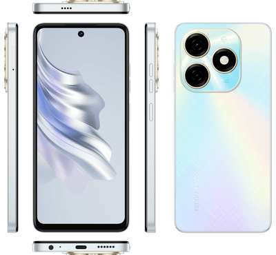 TECNO KJ5n SPARK 20, 256GB,4G,READ CAM 50MP+AI, CYBER WHITE product photo