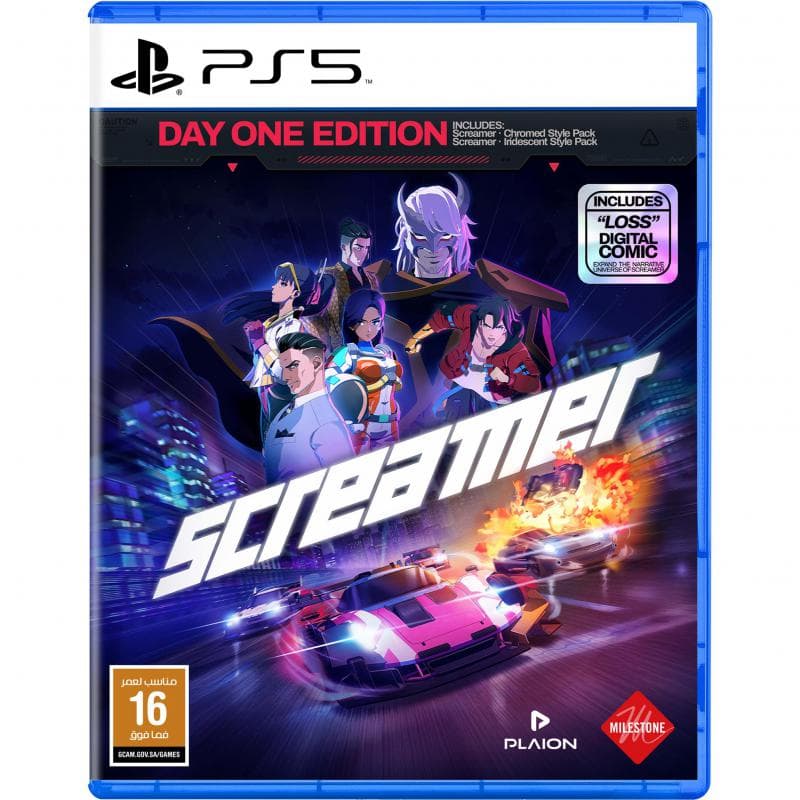 صورة المنتج Screamer Day 1 Edition PlayStation 5 (Games) Blu-ray Disc Milestone