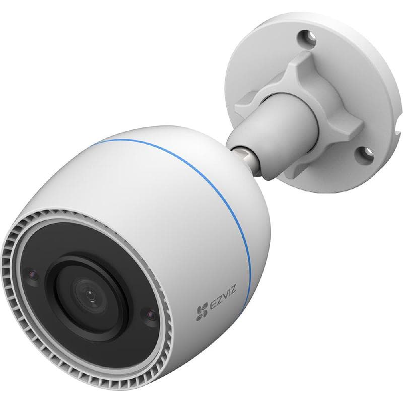 Ezviz C3TN Color Smart Home Camera Outdoor, Wi-Fi, Works with Amazon Alexa/Google Home, White