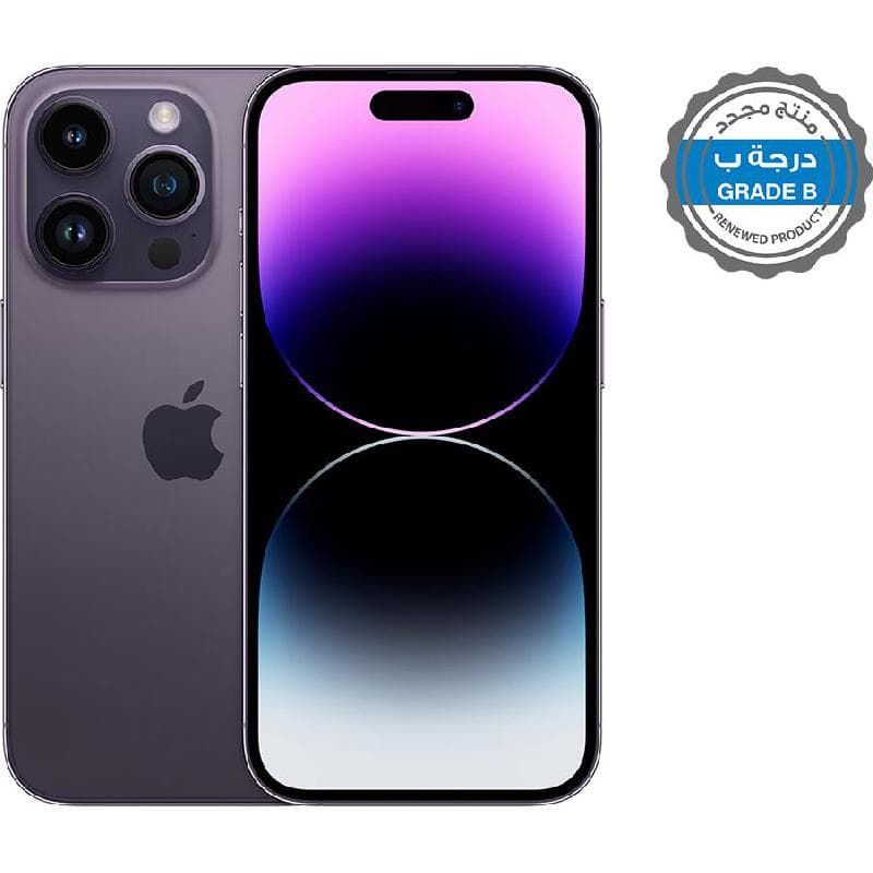صورة المنتج Apple iPhone 14 Pro 512 GB Deep Purple Renewed Grade B - Jarir Bookstore KSA