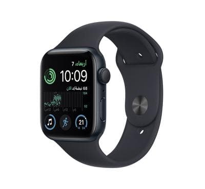 Apple Watch SE 2nd Gen GPS 44mm Midnight Case with Midnight Sport Band