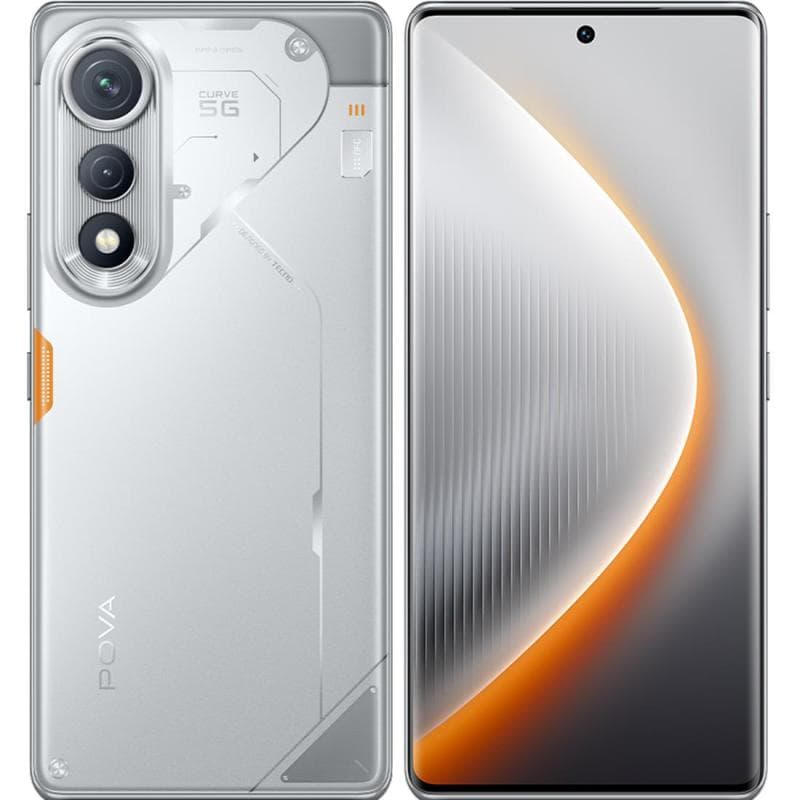 Tecno POVA Curve 5G 256 GB Magic Silver