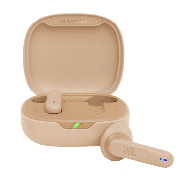 JBL Wave Flex In-Ear Wireless Earphones, Beige
