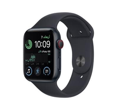 صورة المنتج Apple Watch SE 2nd Gen GPS + Cellular 40mm Midnight Case with Midnight Sport Band