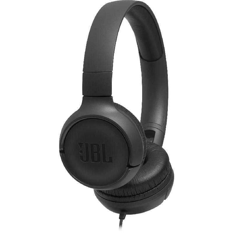 JBL Tune 500 On-Ear Headphones Wired Black - Jarir Bookstore KSA