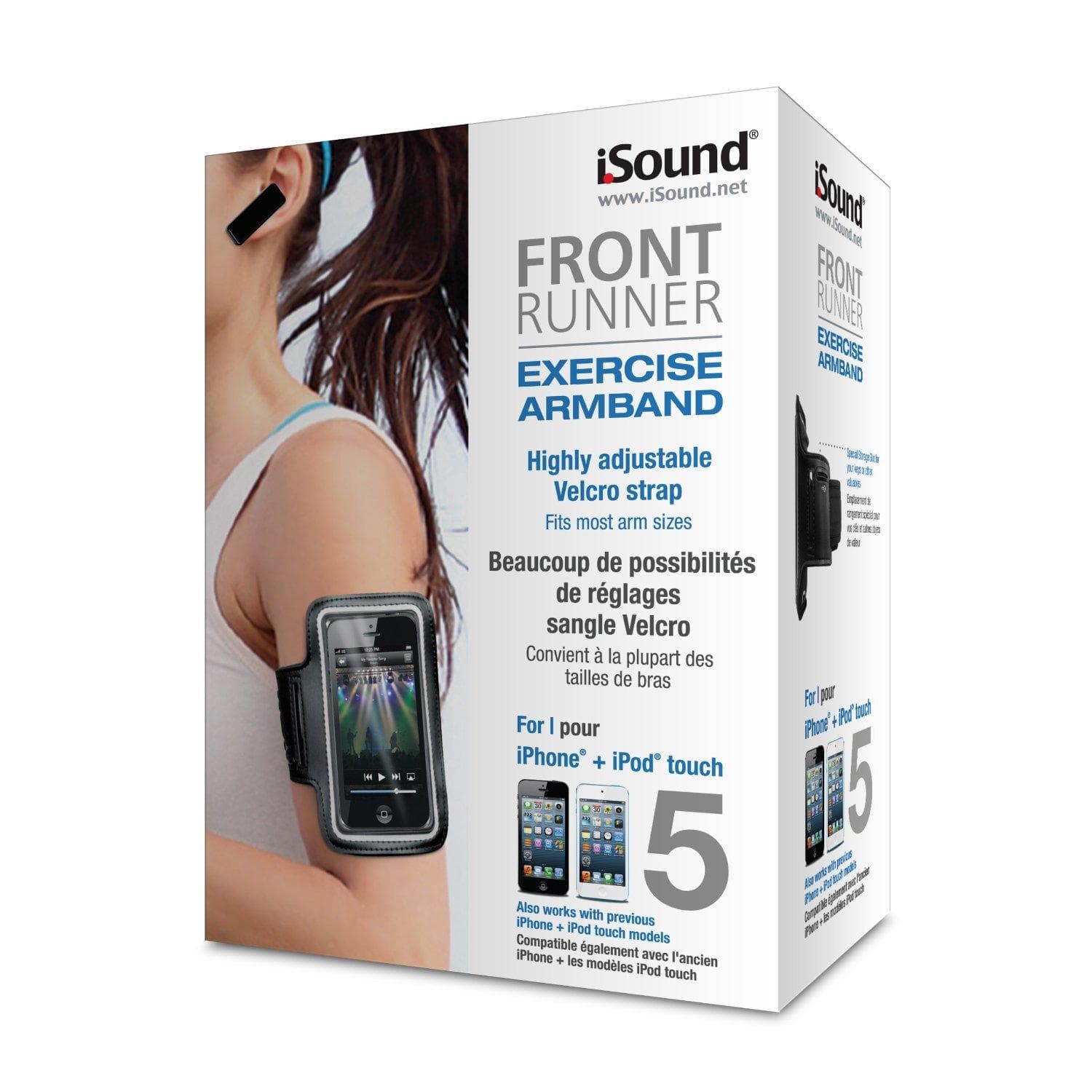 iSound 5313 Front Runner Armband Case Universal Black iSound