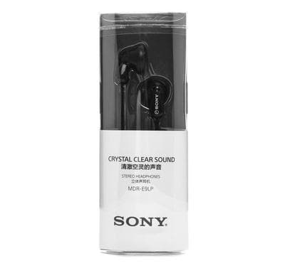 SONY EARPHONES BLACK COLOR