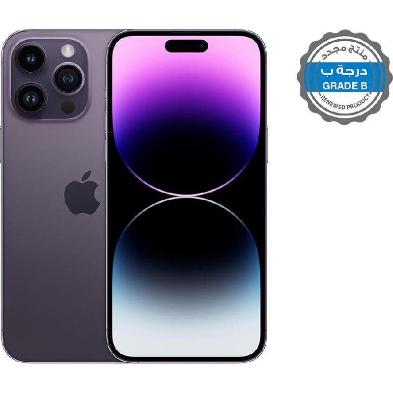 صورة المنتج Apple iPhone 14 Pro Max 512 GB Deep Purple Renewed Grade B - Jarir Bookstore KSA