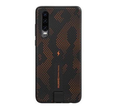 Huawei P30 Wireless Charger Case, Black Oranage