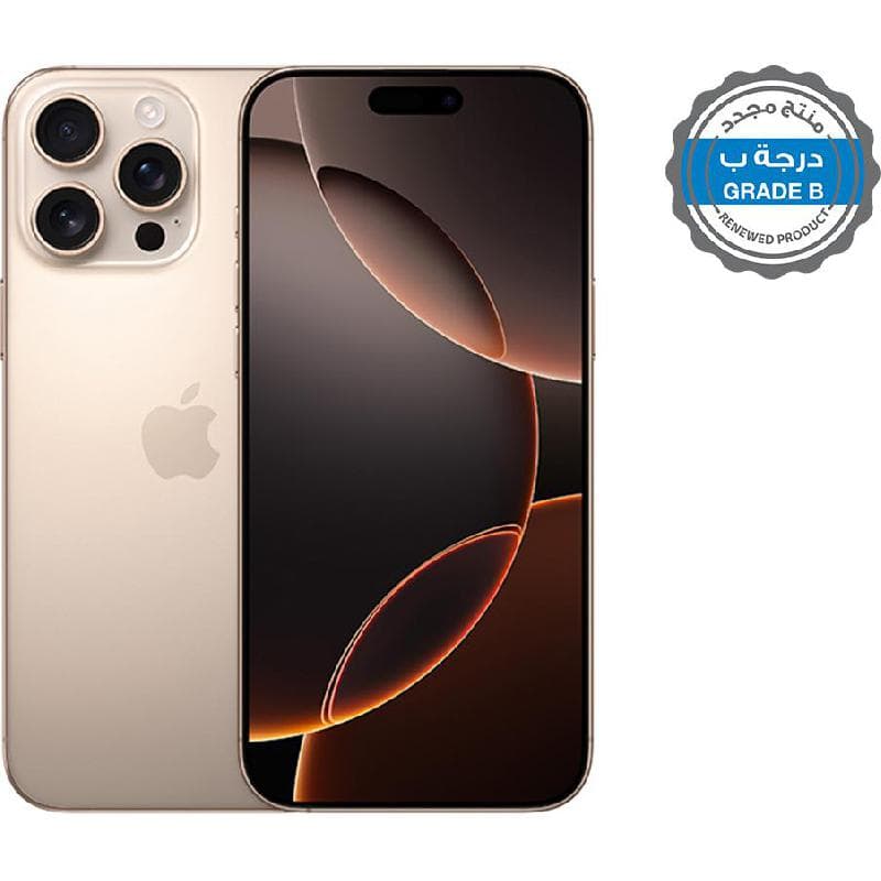 Apple iPhone 16 Pro Max 256 GB Desert Titanium Renewed Grade B