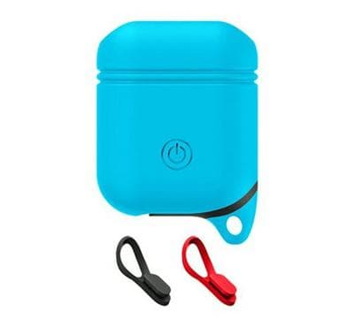 MasterShield Waterproof Case For Apple Airpods & Ear Hook, Blue