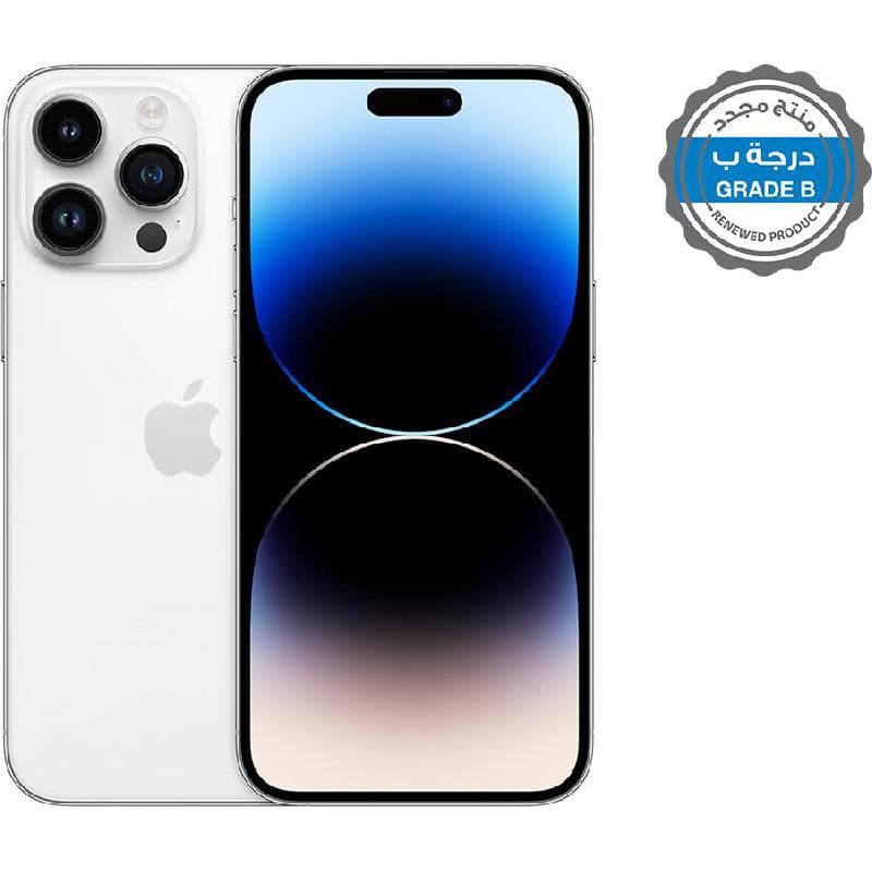 صورة المنتج Apple iPhone 14 Pro Max 256 GB Silver Renewed Grade B - Jarir Bookstore KSA