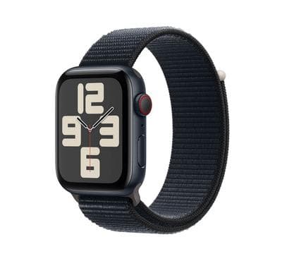 صورة المنتج Apple Watch SE GPS + Cellular 40mm Midnight Aluminium Case with Midnight Sport Loop