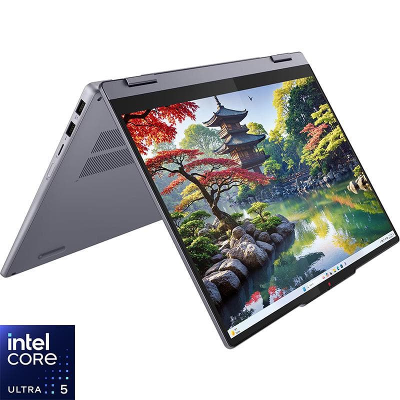 Lenovo 2-in-1 Laptop - Convertible Intel Core Ultra 5 225U 14" 16 GB RAM Windows 11 Home