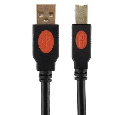 Printer Cable USB 2.0 A/B 1.8M Gold plated, Connecting Solution