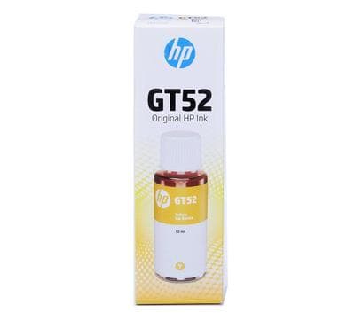 HP GT52 Yellow Original Ink Bottle , Approx. 8,000 Pages