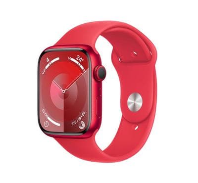 صورة المنتج Apple Watch Series 9 GPS 41mm Aluminium Case with (PRODUCT)RED Sport Band - M/L