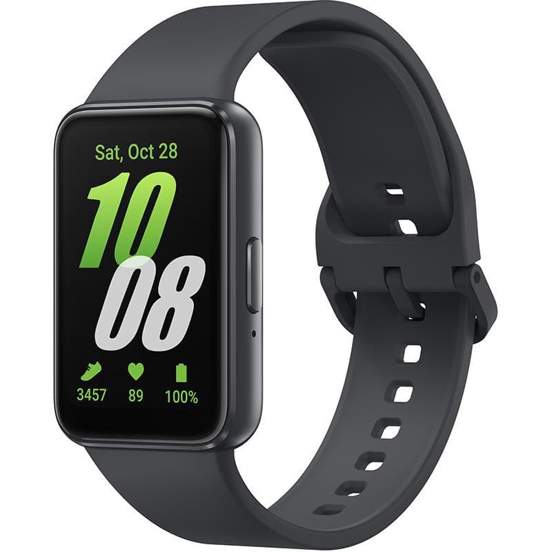 Samsung Galaxy Fit3 Samsung 42.9 mm Grey Smartwatch - Jarir Bookstore KSA